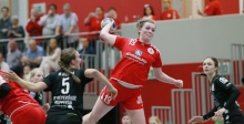 Alicia Soffel und dann lange nichts: Die Rückraumschützin war alleine für mehr als ein Drittel der Treffer ihres Teams zuständig, doch selbst ihre neun Tore reichten nicht zum Punktgewinn.