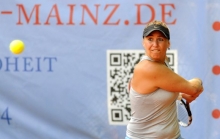 Saisondebüt für den TSC: Fiona Gervais gewann in Villingen ihr Einzel.
