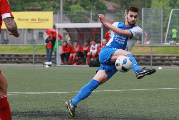 Eine der Torchancen, die Karim Hadri im Spiel gegen den FSV Offenbach hatte...