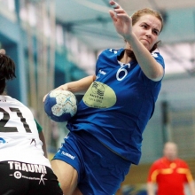 Vanessa Webers fünf Rückraumtore in Friesenheim halfen, der SG Bretzenheim II den dritten Platz in der Oberligatabelle zu sichern.