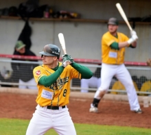 Kevin Kotowski wird auch gegen die Stuttgart Reds als erster Mainzer zum Schläger greifen.