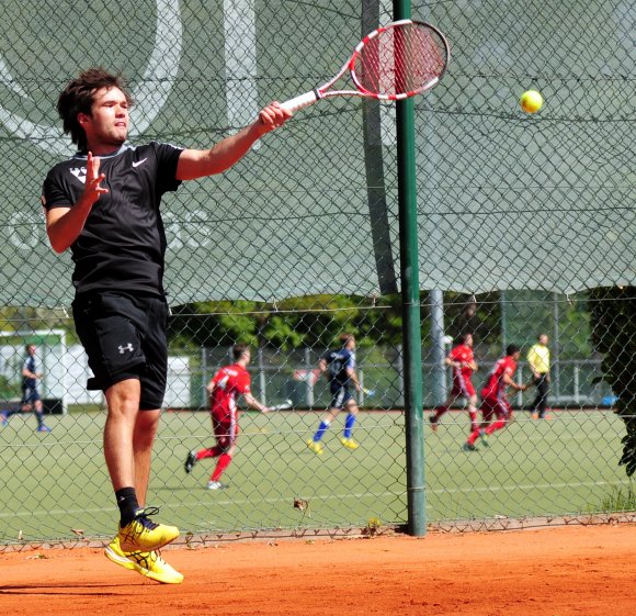 Kapitän Felix Tripp dürfte mit dem TSC Mainz 2 den Verbleib in der Verbandsliga geschafft haben.
