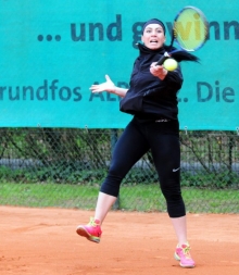 Was fürs TSC-Team gilt, trifft auch auf Ekaterine Gorgodze zu: Die Georgierin ist bislang ungeschlagen.