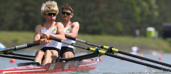 Puuh, das war knapp: Jason Osborne (links) und Lucas Schäfer hielten im Duell mit Olympiasieger Frankreich und EM-Titelverteidiger Irland prächtig dagegen.
