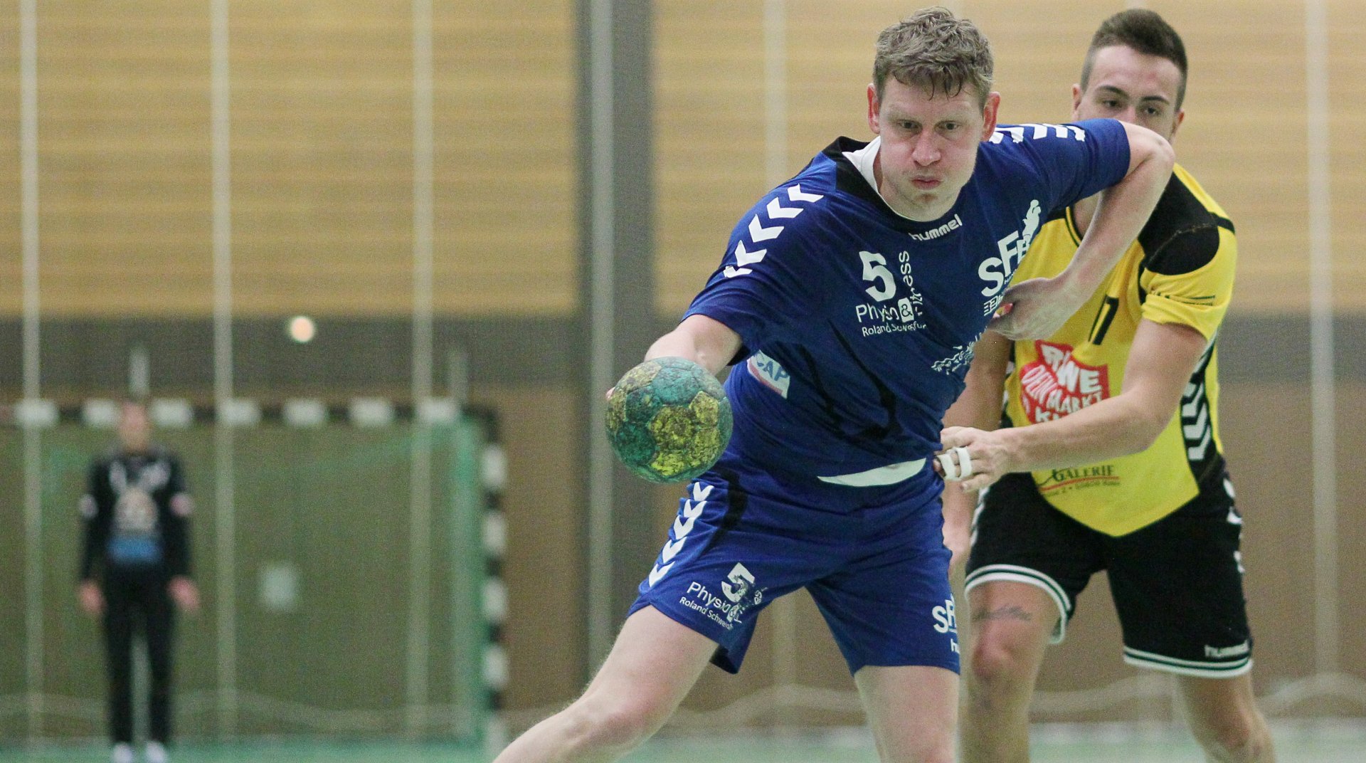 Michael Gruß gehört zu den wenigen gesetzten Spielern in Schusters Team. Sein effektivster Beitrag: Der Siegtreffer beim TV Bodenheim am letzten Spieltag und in letzter Sekunde. Und dann war Schluss.