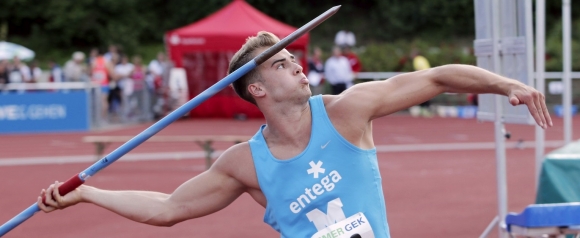 Der erste Wurf war gleich der weiteste: USC-Speerwerfer Julian Weber ist Deutscher U23-Meister und steigerte seine Bestmarke auf 80,22 Meter.