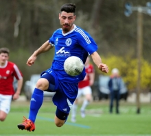 Wieder in Mainz, aber jetzt beim TSV Schott: Arif Güclü, hier noch im Trikot des SV Gonsenheim.