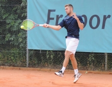 Krankheitsbedingt nicht in Bestform: Fabian Guziks Einzel fehlte der Schott-Zweiten.