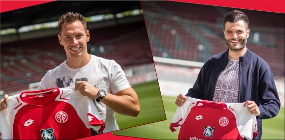 Karl-Heinz Lappe (l.) und Kerem Bülbül wollen in der Regionalliga für genügend Angriffskraft der U23 sorgen.