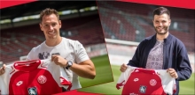 Karl-Heinz Lappe (l.) und Kerem Bülbül wollen in der Regionalliga für genügend Angriffskraft der U23 sorgen.