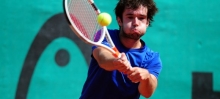 Einen Satz lang dominierte Felix Tripp das Match gegen Robert Eisele, am Ende unterlag er im Matchtiebreak.