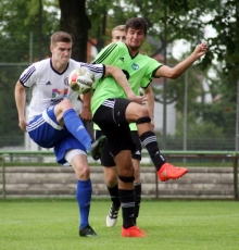 Dominik Ahlbach griff mit dem SV Gonsenheim am zweiten Spieltag erstmals in das Turnier ein. Gegen die drei Klassen tiefere SpVgg Ingelheim dauerte es eine Weile, bis sich die engagierte Deckung des Bezirksligisten knacken ließ.