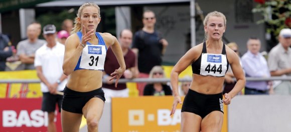 Fokus auf Sprint? Oder doch Siebenkampf? Marie Harzer (l.) will sich nach der Saison entscheiden.