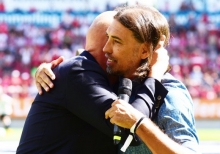 Zehn Wochen nach der Trennung für einen Tag wiedervereint: Martin Schmidt...