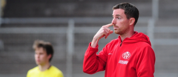 Kann selbstbewusst ins Halbfinale gehen: Meikel Schönweitz mit der U17 des FSV Mainz 05.
