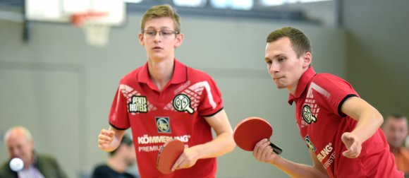 Auf ihre alte Doppelstärke (hier: Irvin Bertrand und Kiryl Barabanov) hoffen die 05er auch in der Zweiten Liga.