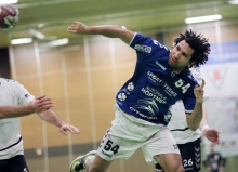 Erstvollstrecker: Manuel Blezinger war der Torschütze Nummer eins der Sportfreunde Budenheim in der neuen Saison. Er bot abgesehen davon eine starke Auftaktpartie als Rückraummitte wie im Deckungszentrum.