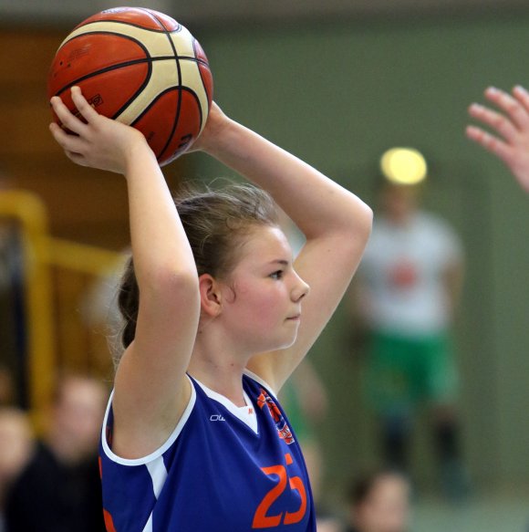 Eine der beiden Führungsspielerinnen der ASC-Zweiten: Marie Kleinert.