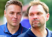 Beim SPORTAUSMAINZ.de-Gespräch begegneten sich Dirk Kunert (l.) und Sascha Meeth zum ersten Mal. Am Freitagabend gibt's ein Wiedersehen.