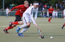 Leif Wegener auf dem Vormarsch. Der TSV-Sturm bekam durchaus seine Anlaufwege geboten, im Schusskreis wurde es dann eng.