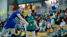 Katharina Mack war im April im jüngsten Heimspiel gegen die TSG Ober-Eschbach mit 14 Toren für die Hälfte der Treffer ihres Teams verantwortlich, darunter sieben Siebenmeter ohne jeden Fehlwurf. Das Spiel endete 28:28, in Bad Homburg hatte die SG 21:29 verloren.