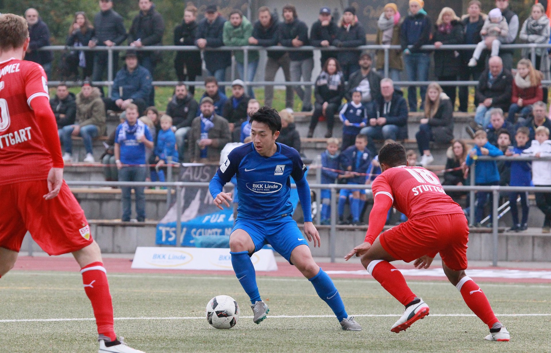 Masashi Sakai leitete mit einer feinen Körperdrehung und einem präzisen Diagonalpass zu Arif Güclü den Führungstreffer ein.