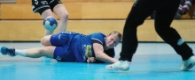 Derzeit ist die SG TSG/DJK Bretzenheim, so wie hier Michelle Chwalek, ziemlich am Boden, doch Trainer Christian Grzelachowski sieht bei 14 ausstehenden Spielen genügend Gelegenheit, das Bild vom grauen Mittelfeldteam zu korrigieren.