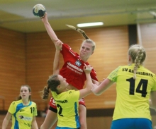 Spielmacherin Theresa Horstmann will den Einzug in die Zwischenrunde der Deutschen A-Jugendmeisterschaft am Wochenende klarmachen. Dazu muss die Mannschaft bei der JSG Neckar-Kocher möglicherweise nicht einmal gewinnen, um den Gruppensieg einzufahren genügt andererseits eventuell auch ein Erfolg in Neckarsulm nicht.