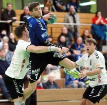 Johannes Sturm war mit seinen drei Treffern zusammen mit Manuel Blezinger bereits erfolgreichster Rückraumschütze der Sportfreunde gegen den SV 64 Zweibrücken. 