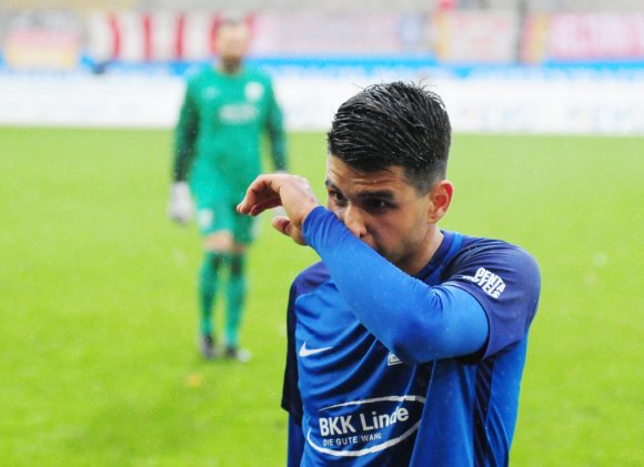 Hinrundenmund abputzen und weiter: Ilias Soultani ist überzeugt, dass der TSV Schott in der Rückrunde die für den Klassenverbleib nötigen Punkte holen wird.