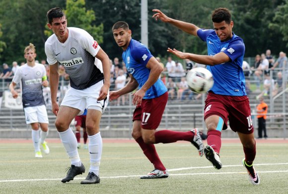 Der Matchwinner: Ilias Soultani erzielte beide Tore zum Schott-Sieg in Ulm.