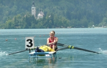 Die traumhaften Bedigungen im Trainingslager im slowenischen Bled tragen ihre Früchte. Moritz Moos und Jason Osborne rudern weiterhin in Topform.