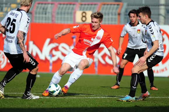 Beim 0:0 gegen die SGS Großaspach biss sich auch Profi-Leihgabe Sebastian Polter die Zähne an der gegnerischen Defensive aus. In Zweibrücken ist nicht damit zu rechnen, dass die 05-Amateure auf Spieler aus dem Bundesligakader zurückgreifen können.