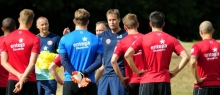 Lernwillig, konzentriert, diszipliniert: Trainer Kasper Hjulmand macht die Arbeit mit seinen Spielern Spaß. Wie groß der Kader letztlich sein wird, ist noch nicht entschieden. 