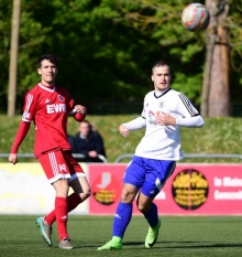 Soll in Bodenheim Spielpraxis sammeln: Lirion Aliu (r.).