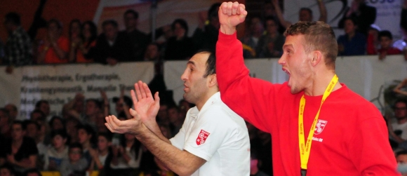 Herausragend: Ilir Sefaj (r.) gewann am Bodensee sowohl im Greco als auch im Freistil Medaillen.