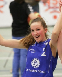 Jubelt demnächst im Trikot des Bundesligisten TV Saarlouis: Flügelspielerin Sunniva Ferri.