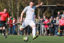 Andreas Klapper zeigte sich auch beim 2:2 in Altleiningen wieder bestens aufgelegt und führt die Schützenliste der Landesliga mit nunmehr 23 Treffern an.
