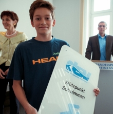 Justin Emrich ist eines der Talente der SG EWR Rheinhessen-Mainz, die von der Arbeit des Stützpunktes profitieren sollen.
