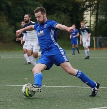 Jonas Gangl traf in seinem ersten Punktspiel für die TSG 46 seit Mitte November gleich zweimal und stellte in der Nachspielzeit den Sieg sicher.
