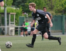 Erster Einsatz im Landesligateam: Maximilian Malz kommt aus der VfB-Jugend und spielt derzeit im zweiten Jahr in der Zweiten Mannschaft. Nun durfte er im Team von Jürgen Collet erstmals die linke Mittelfeldposition ausfüllen, weitere Einsätze dürften folgen.