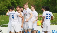 Fünfmal durften die Gonsenheimer am Mittwoch gegen den SV Morlautern jubeln.