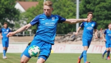 Leon Kern erzielte mit dieser Aktion das letzte Regionalligator des TSV Schott für mindestens ein Jahr.