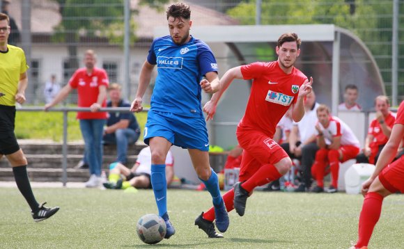 Erzielte beide Tore beim Mombacher Sieg in Herxheim: Denis Mavric.