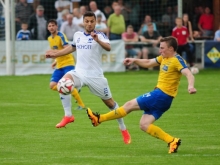 Im Verbandspokalfinale 2016 war Marcel Heeg (M.) zuletzt für den TSV Schott am Ball. Jetzt kehrt er zu seinem alten Klub zurück.