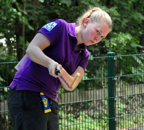 ...deren Überlegenheit im Matchplay-Halbfinale Anne Bollrich anerkennen musste...