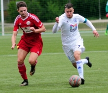 Kapitän Damir Bektasevic bereitete das 2:1 vor, das...