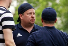 Verfolgte die letzten Minuten nicht mehr direkt an der Seitenlinie: TSG-Trainer Timo Schmidt.