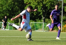 Fabio Di Dio Parlapoco rettete dem FC Basara mit seinem Treffer zum 2:2 einen Punkt gegen den TuS Alteiningen.