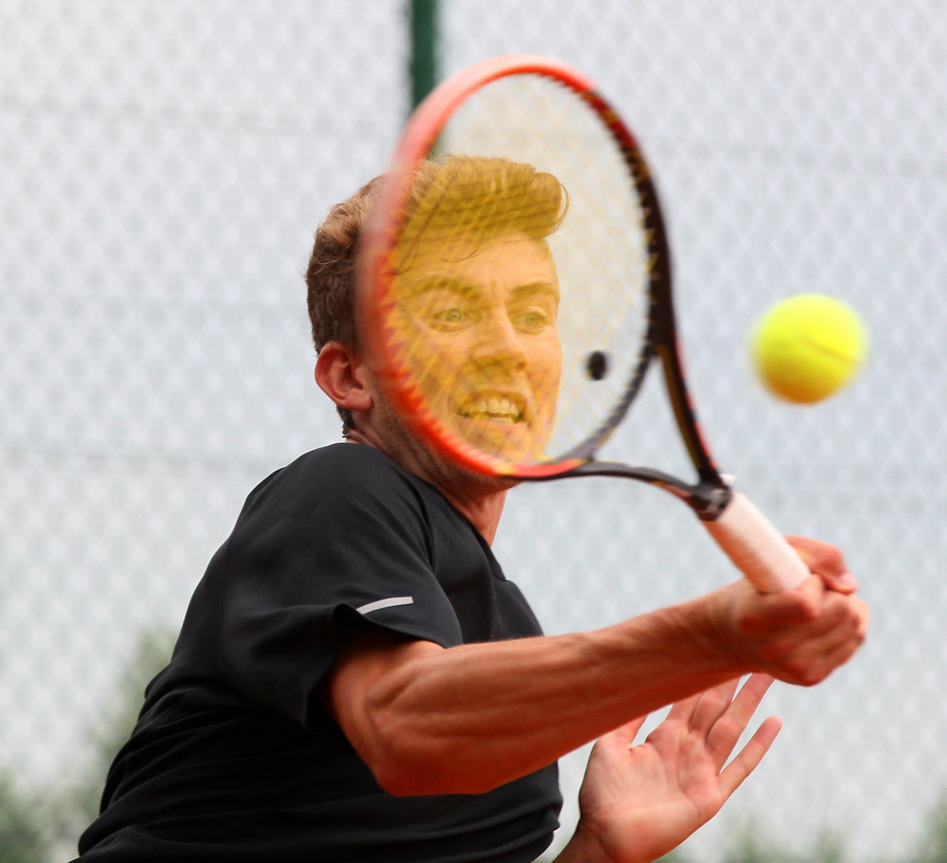 Bestens drauf: Steffen Hillenmeier vom TSV Schott Mainz.